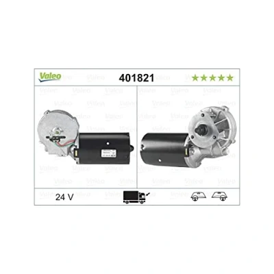 Image of 81264016051, 83262016001, N1011027033 Wiper Motor VALEO ORIGINAL PART 401821 24V Front