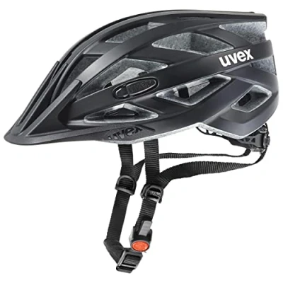 Image of uvex i vo cc Lightweight All Round Bike Helmet for Men &amp; Women Individual Fit Upgradeable with an LED Light Black Matt 56 60 cm
