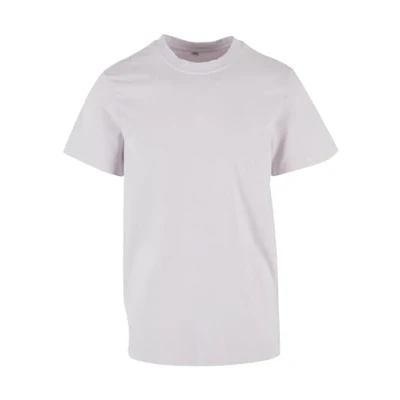Image of Build Your Brand Men&#039;s By190 acid Washed Round Neck Tee T Shirt, Soft Lilac, L