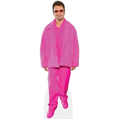 Image of Sebastian Stan (Bright Pink) Mini Size Cutout