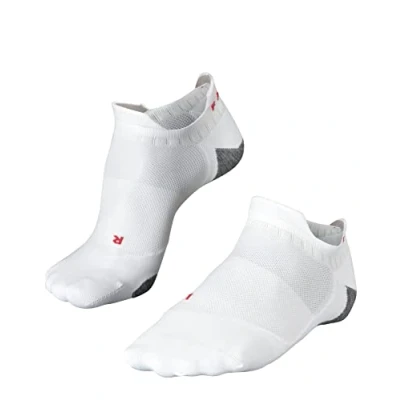 Image of 1 Pair White RU5 Invisible Performance Running Socks Men&#039;s 5.5 7.5 Mens Falke