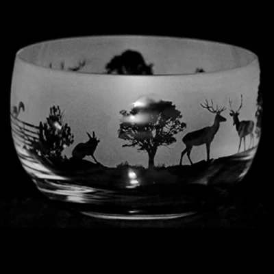 Image of ANIMO GLASS Woodland Small Crystal Bowl