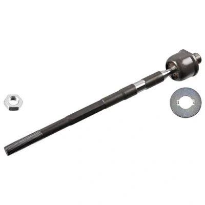 Image of 8979454350, 8980565500, 98056550 Inner Tie Rod FEBI BILSTEIN 43359 Front Axle Left, Right 295mm with locking plate, lock nut