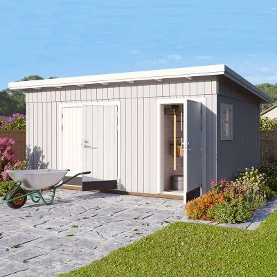 Image of 18&#039; x 11&#039; Palmako Kalle (88mm) Premium Multi room Shed (5.6m 3.3m)