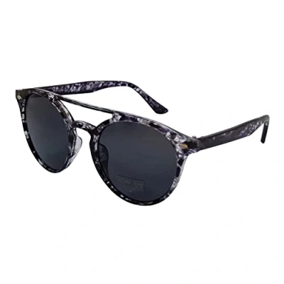 Image of Komonee Round Sunglasses Black Tortoise Shell Frame Lens Tint Glasses Designer Mens Womens UV400 Protection Classic Shades