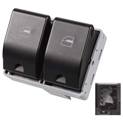 Image of 6Q0959858, 6Q095985801C, 6Q09598589B9 Switch, window winder FEBI BILSTEIN 170147 Driver side VOLKSWAGEN: Polo IV Hatchback, Fox Hatchback