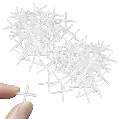 Image of Rayong 1000Pcs Tile Spacers 2mm Slab Plastic Cross Shaped for Accurate Positioning DIY Paving Tiling Wall Tiler Garden Slabs