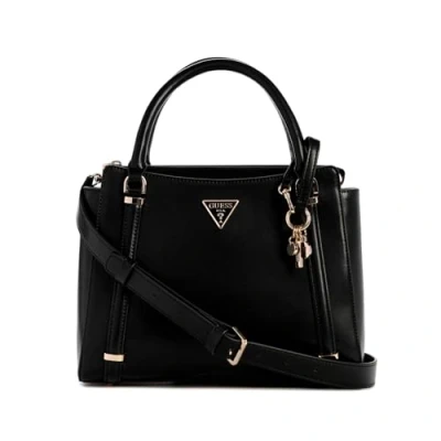 Image of Guess Daryna Satchel Handbag, Women&#039;s, Size: One Size, Black