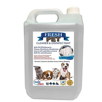 Image of Trade Chemicals Fresh Pet Kennel/Cattery Disinfectant and Deodoriser 5L (LINEN FRESH)