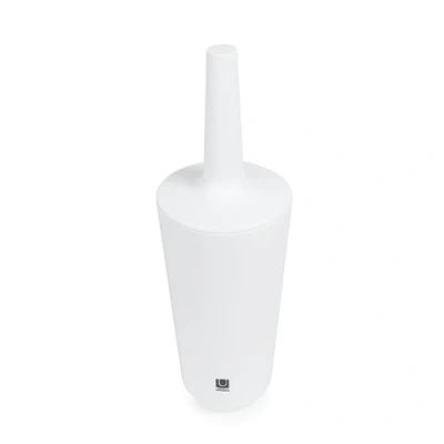 Image of Umbra Corsa Toilet Brush, White, 10.08 x 32.72 cm