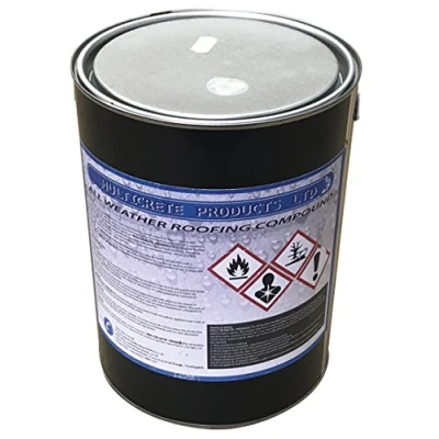 Image of All Weather Roofing Roof Compound Bitumen Waterproof Coating (5 litres)