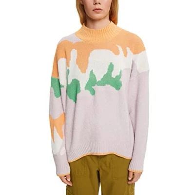 Image of ESPRIT Women&#039;s 072ee1i302 Sweater, 573/Lavender 4, M