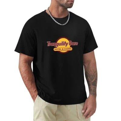 Image of Tranquility Base Hotel &amp; Casino Arctic Spoof Monkeys Mens T Shirt Black Size M