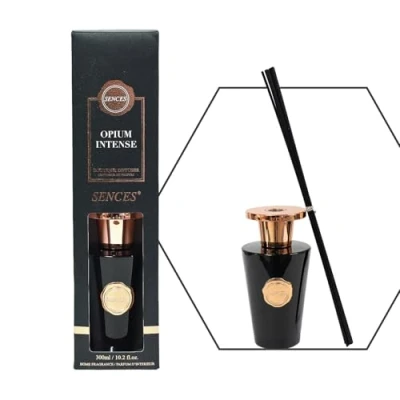 Image of Baltus Boutique Reed Diffuser with Sticks, 300ml Aromatherapy Scented Oil Set for Home Indoor Fragrance Opium Intense