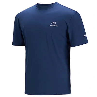 Image of Bassdash Men’s UPF 50+ Sun Protection Fishing Shirt Short Sleeve UV T