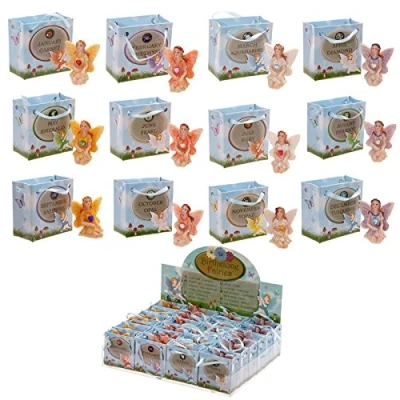 Image of PUCKATOR Fairy Figure Mini Fairies Bag with Birthstone