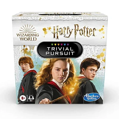 Image of Trivial Pursuit: Wizarding World Harry Potter Edition Compact Trivia Game for 2 or More Players, 600 Questions, Ages 8 and Up ()