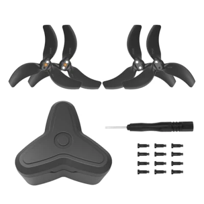 Image of Fututech 3032S Kit 4pcs Colorful Propellers for DJI Avata2 CCW CW Propeller Drone Noise Reduction Accessories Replacement Part (Black)