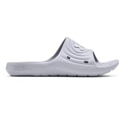 Image of Under Armour Locker Pool slides for kids, Size: 13.5K, Grey Synthetics