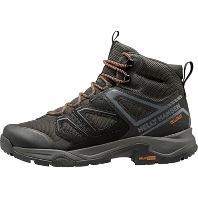 Image of Helly Hansen Men&#039;s STALHEIM HT Boot Hiking, 483 Beluga/Burnt Orange, 10 UK