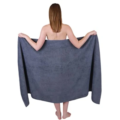 Image of Betz XXL Bath Towel BERLIN 100% Cotton Size 100x200 cm dark grey