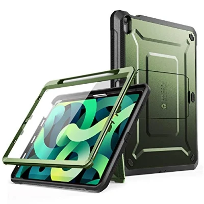 Image of SUPCASE Unicorn Beetle Pro Series Rugged Kickstand Case for 10.9 Inch iPad Air 4 (2020)/5 (2022), Green