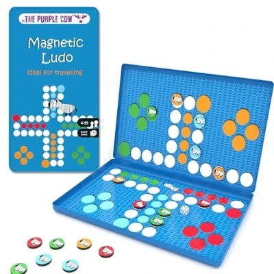 Image of The Purple Cow PC001 Ludo Magnetic Travel Game