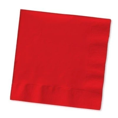 Image of Red Luncheon 33cm 2ply Serviette Napkins Case 2000