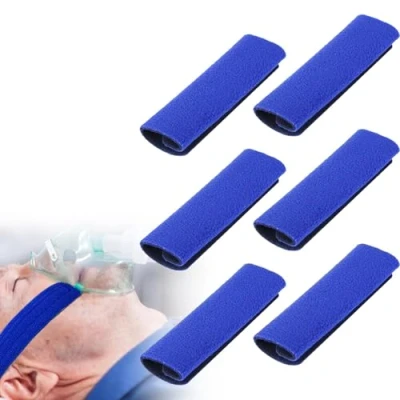 Image of Headgear Strap Covers for CPAP 6 Pcs Universal Straps Comfort Pads Mask Face Reducing Indentation