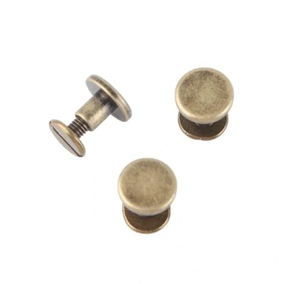 Image of FTVOGUE 20pcs Flat Head Rivets for Coat Cap Bags Decoration (6.5mm)