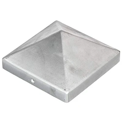 Image of Alberts 217242 Post Cap for Wooden Posts High Shape Cast Aluminium Blank 120 x mm