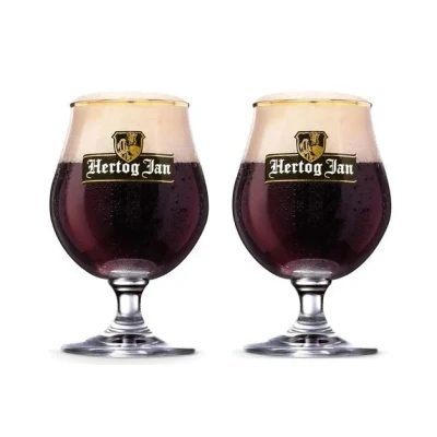 Image of Hertog Jan Bierbokaal op Voet 250 ml 2 stuks
