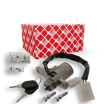 Image of 0004837683, 04837683, 4837683 Steering Lock FEBI BILSTEIN 18416 with switch, bolts/screws