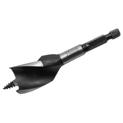 Image of Faithfull FAITPAS25 Tri Point Speed Auger Bit 25mm Stubby