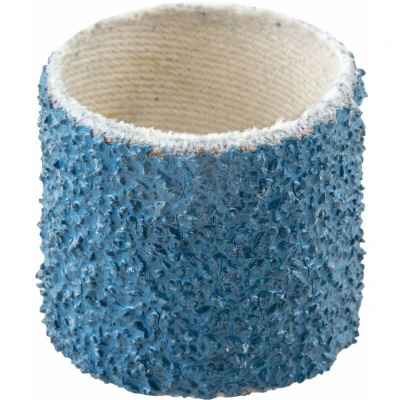 Image of 5x York Abrasives Gold 25X25MM Zirconium Spiral Bands P36
