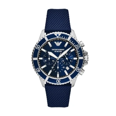 Image of Emporio Armani Men&#039;s Watch Chronograph, Stainless Steel, AR11588