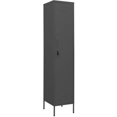Image of vidaXL Locker Cabinet Anthracite 35x46x180 cm Steel
