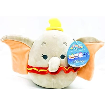 Image of Disney Squishmallow Dumbo 8 Kelly Toys Super Soft Stuffed Plush Toy Pillow