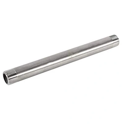 Image of Pipe Fitting Tools 1Pc 200mm BSP 1/4&quot; 1/2&quot; 3/4&quot; 1&quot; Stainless Steel SS304 Male x Threaded Industrial for Water