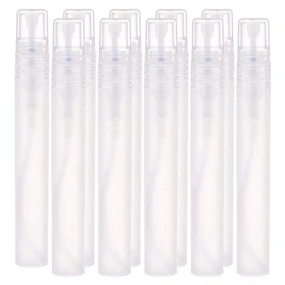 Image of Plastic Empty Perfume Bottles Mini Spray Bottle Fine Mist Travel, Refillable, Sprayer Transparent 10 ml (10Pcs/Pack,10ml)