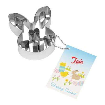 Image of Tala Bunny Cutter, Stainless Steel Cookie Cutter which is Ideal for Biscuits, Dough and Pastry, Great Decorating Gifting