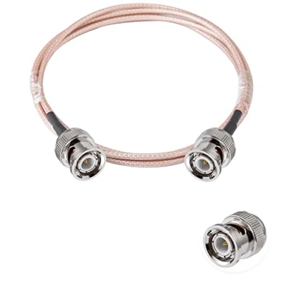 Image of Vecys BNC Male to Cable 50ohm RG316 RF Coaxial Pigtail Jumper 10FT/3M for Antennas Ham Radio Handheld
