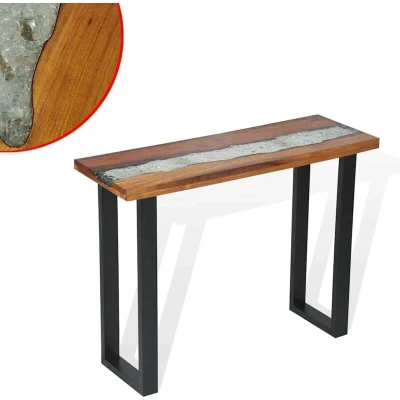 Image of vidaXL Console Table Teak 100x35x75 cm