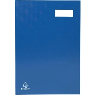 Image of Exacompta Ref 57021E Signature Book 240 x 350mm in Size, Suitable for Holding A4 Documents, 20 Compartments, Expandable Spine, 300gsm Pink Card Interior Black