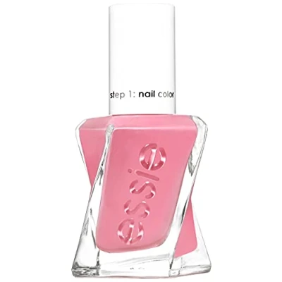 Image of essie 1 x 13.5 ml Nail Polish with Shiny Finish without UV Light Gel Couture Colour No. 150 haute to rot Pink
