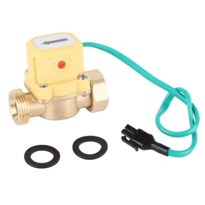 Image of Flow Switch 220V Pipe Boosting Pump Automatic Electronic Control for Shower Low Water Pressure Solar Heater Circulation