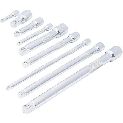 Image of BGS Diy 6113 &quot;Wobble&quot; Extension Bar Set 6.3 mm (1/4&quot;) / 10 (3/8&quot;) 12.5 (1/2&quot;) 9 pcs.