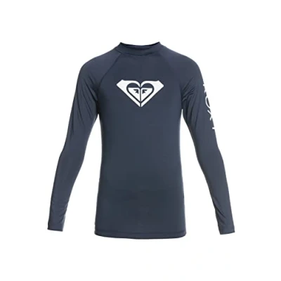 Image of Roxy Girls Whole Hearted Ls Vest, Blue, 8 Years EU