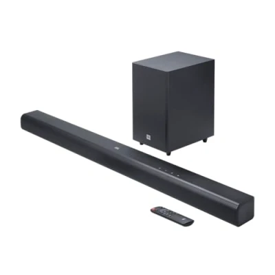 Image of JBL Cinema SB 550 3.1 Channel Soundbar with Wireless Subwoofer and Dolby Audio, 250 W, HDMI ARC Bluetooth Streaming, Black