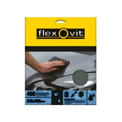 Image of Flexovit Silicon Carbide Finishing Sanding Sheets 230 x 280mm Medium 180G (3)